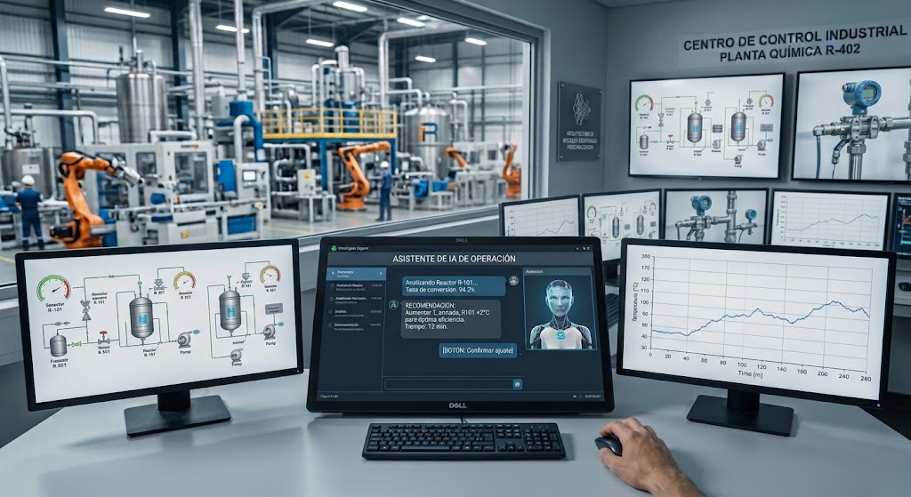 Centro de control con asistente IA